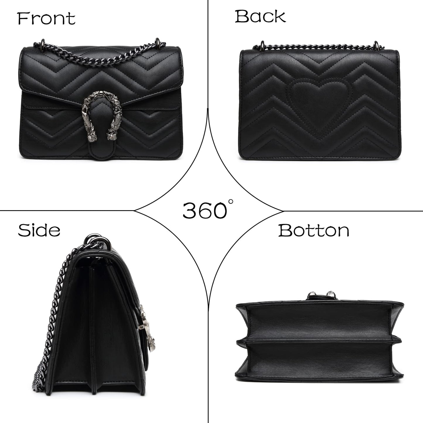 Crossbody Snake Printed Clutch