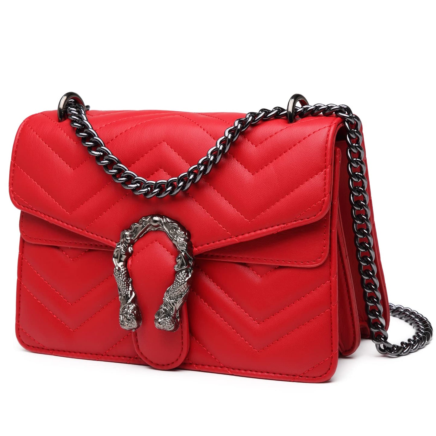 Crossbody Snake Printed Clutch