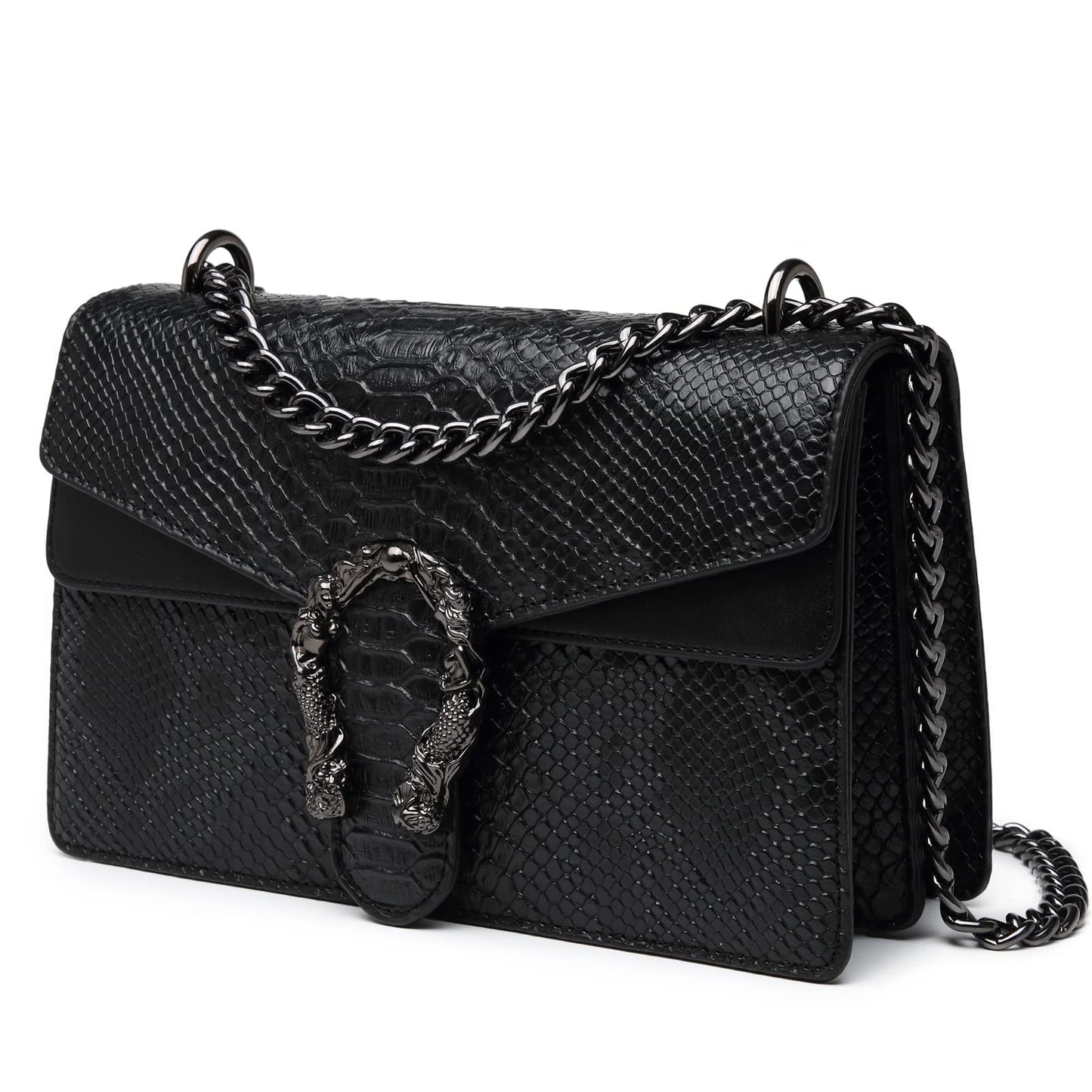Crossbody Snake Printed Clutch