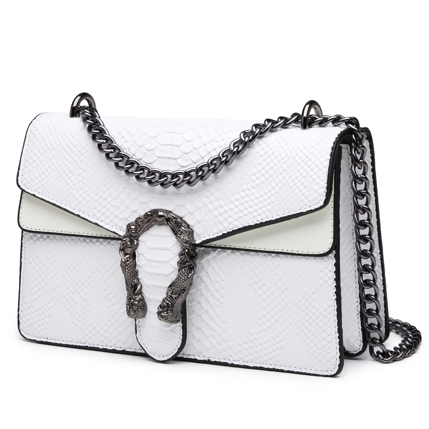 Crossbody Snake Printed Clutch
