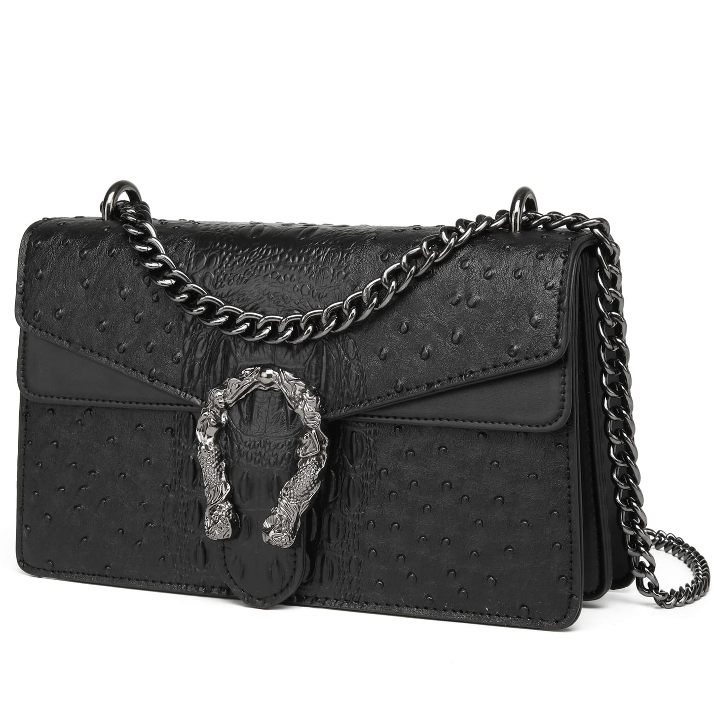 Crossbody Snake Printed Clutch