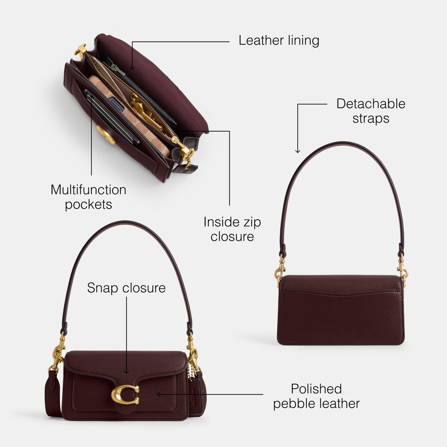 Authentic COACH Tabby Shoulder Bag (more colors)