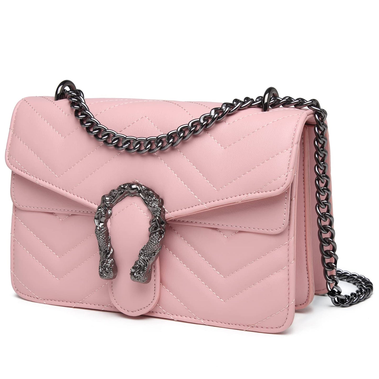 Crossbody Snake Printed Clutch