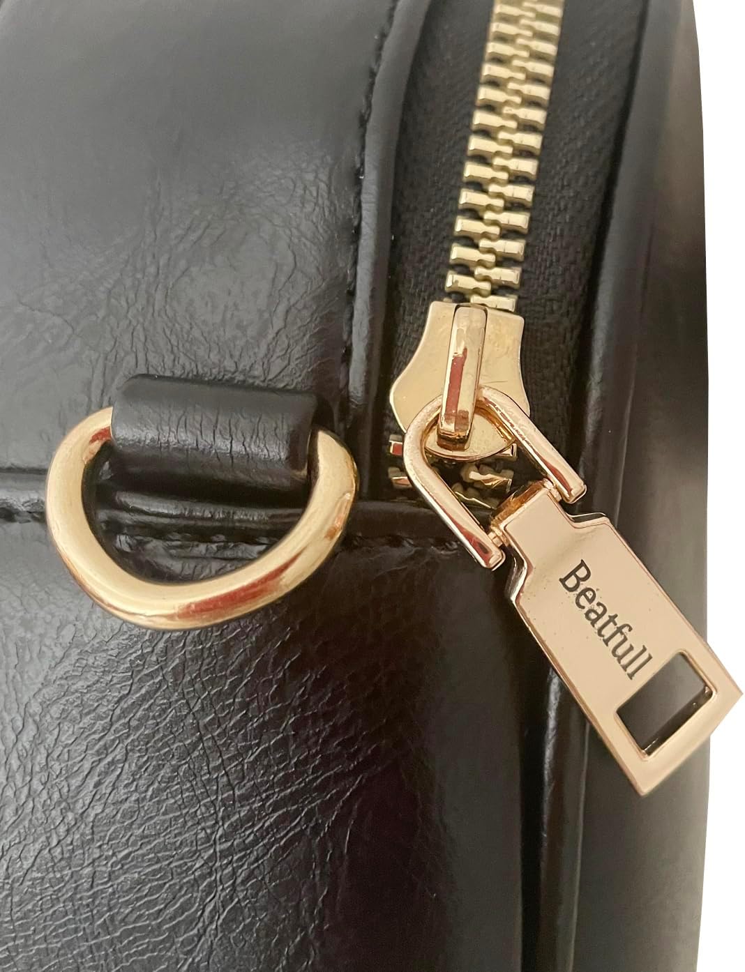Beatfull Bee Crossbody Purse for Women Leather Round Shoulder Bag Small StylishvTop Handle Handbag