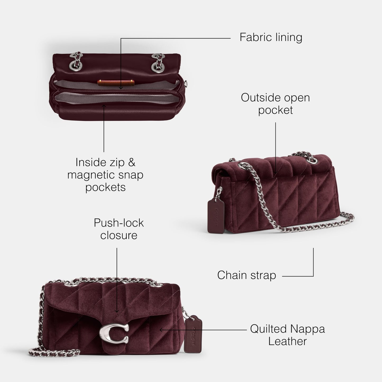 Authentic COACH Tabby Shoulder Bag (more colors)