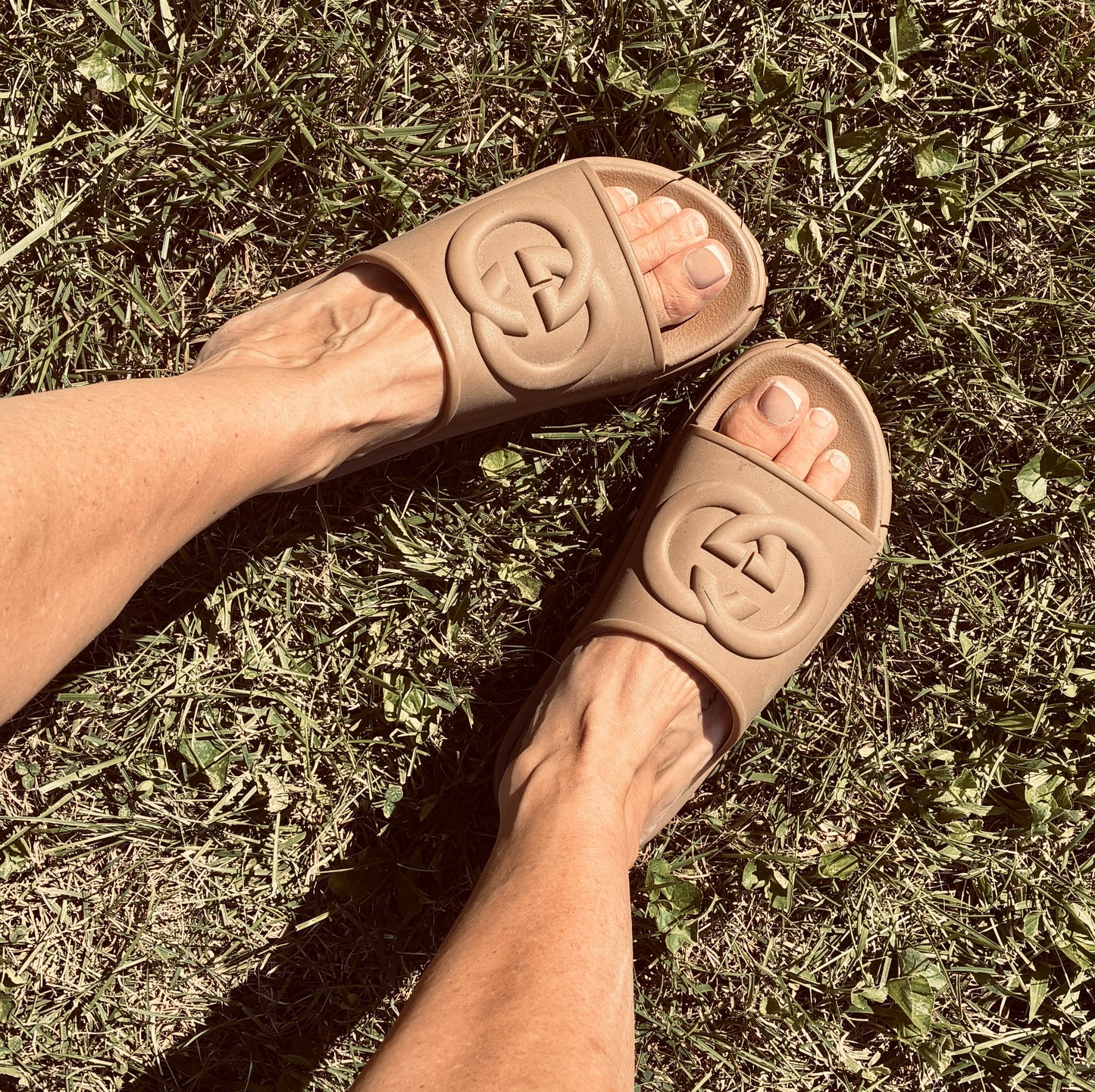 GG Tan Slides