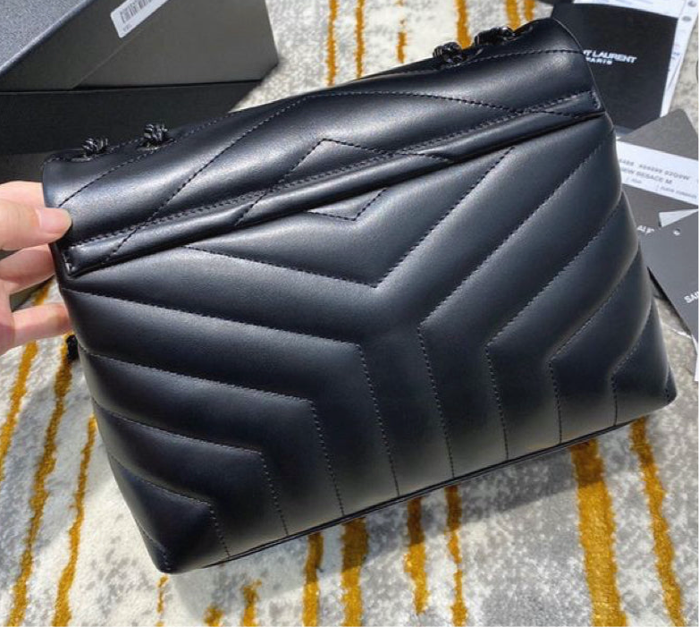 Black Medium Shoulder/Crossbody Bag
