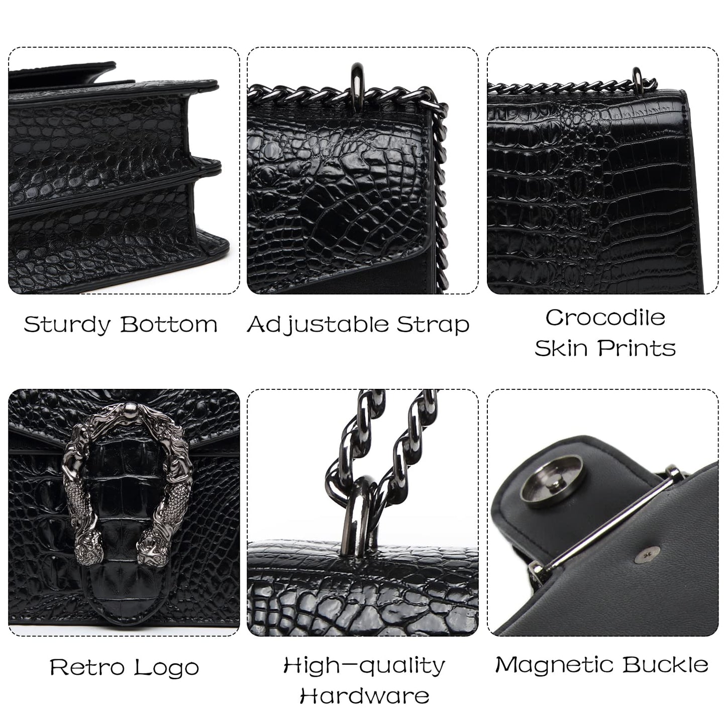Crossbody Snake Printed Clutch