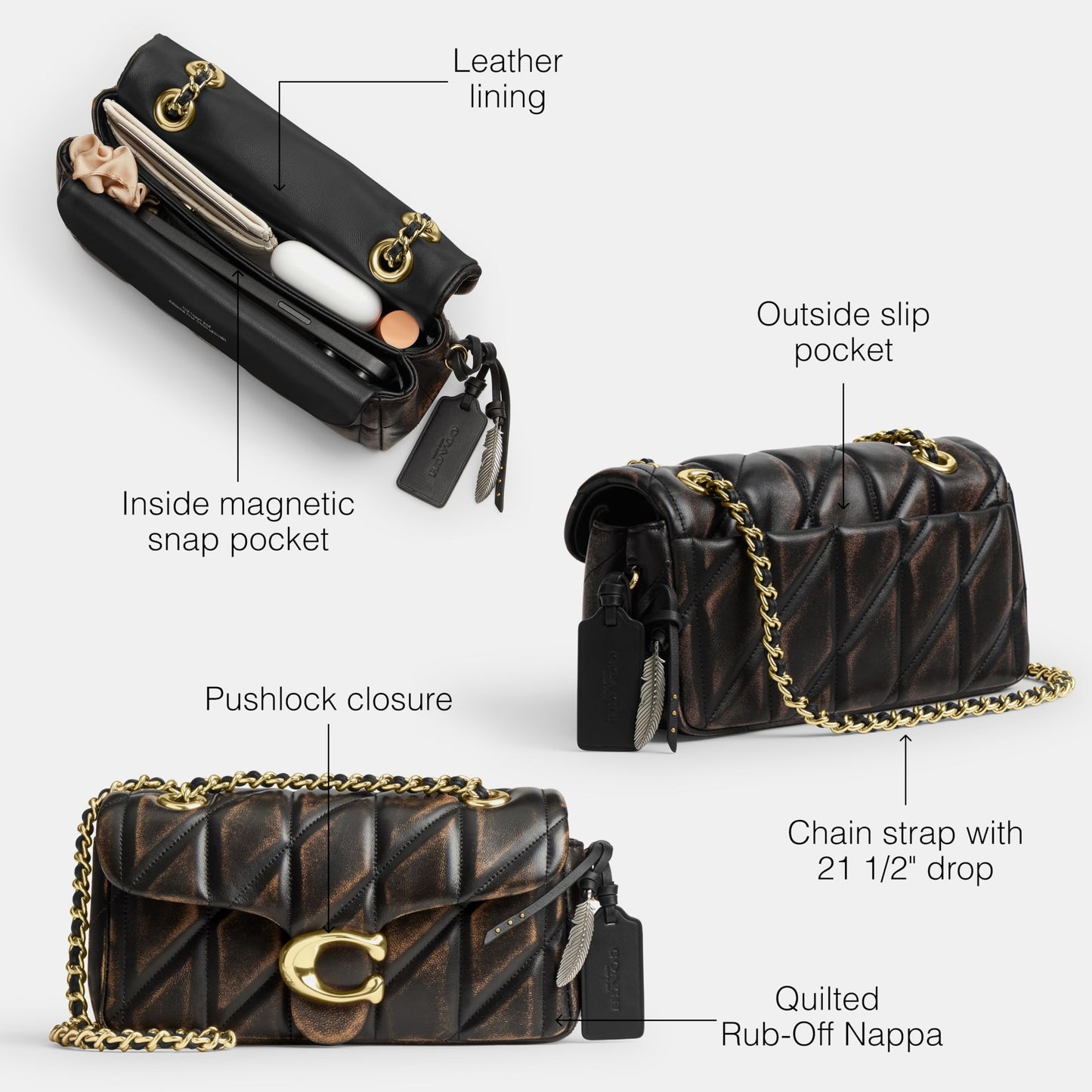 Authentic COACH Tabby Shoulder Bag (more colors)