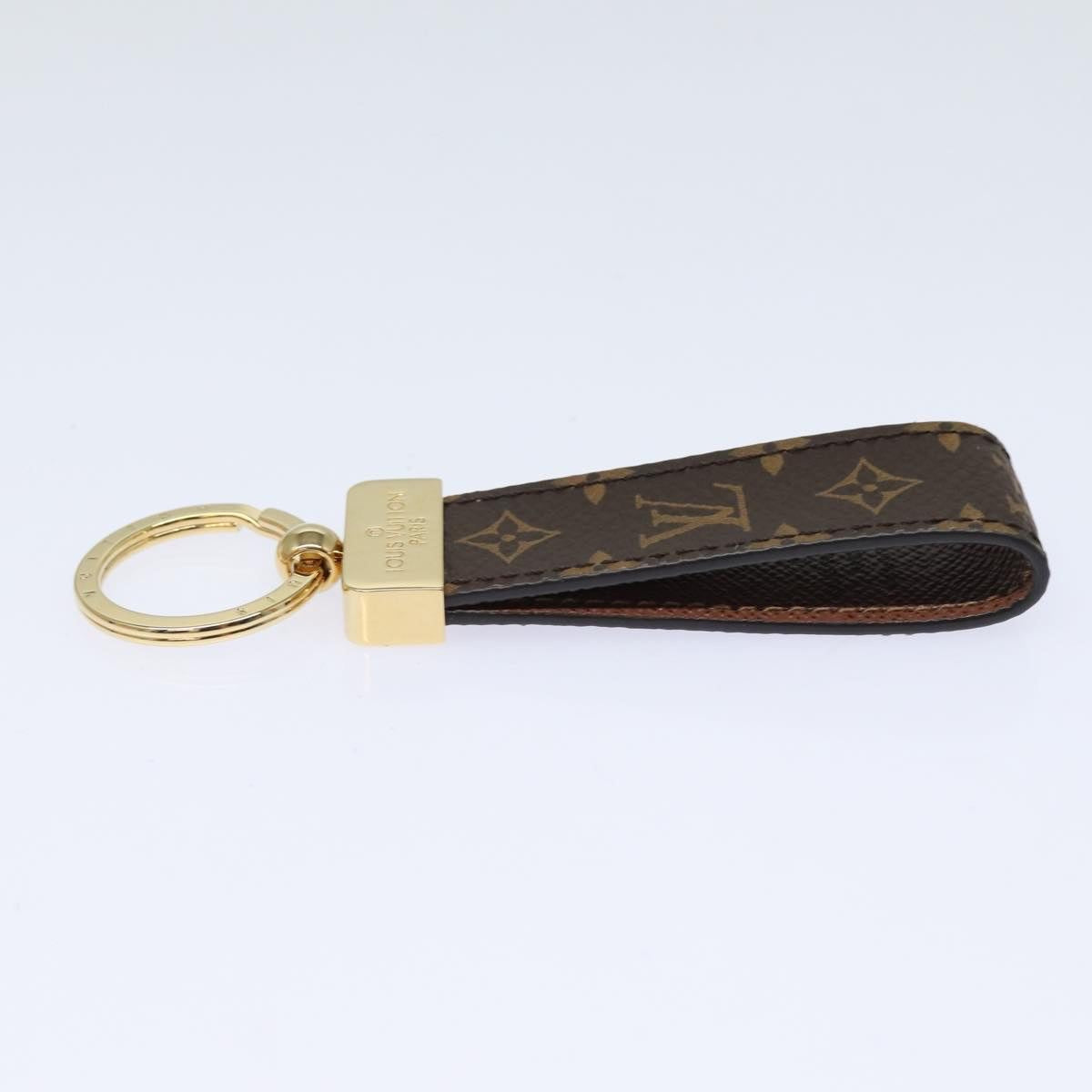 Brown Monogram Keychain