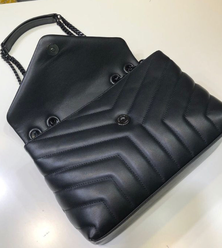 Black Medium Shoulder/Crossbody Bag