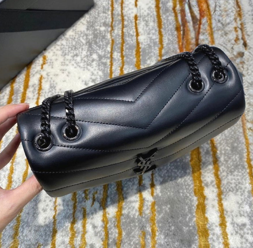 Black Medium Shoulder/Crossbody Bag