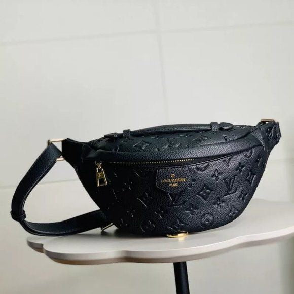 Black Monogram Bum Bag
