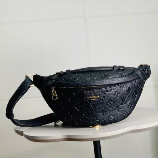 Black Monogram Bum Bag