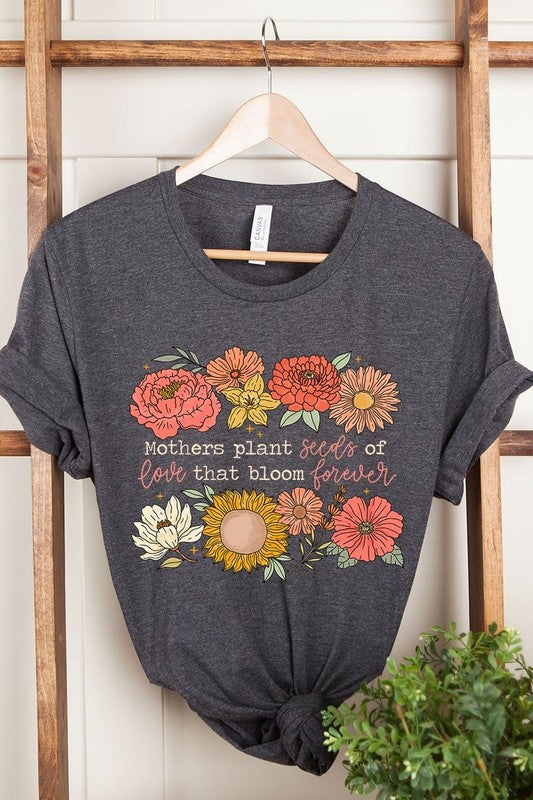 Floral Mama Quote Graphic Heavy Cotton Tee (more colors)