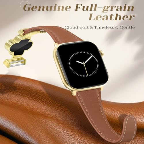 Lucky Flower Leather Strap For Apple Watch