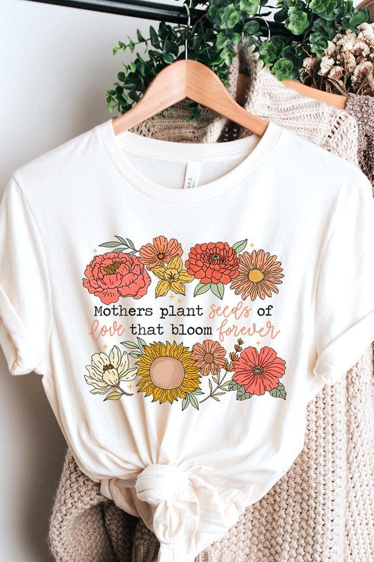 Floral Mama Quote Graphic Heavy Cotton Tee (more colors)