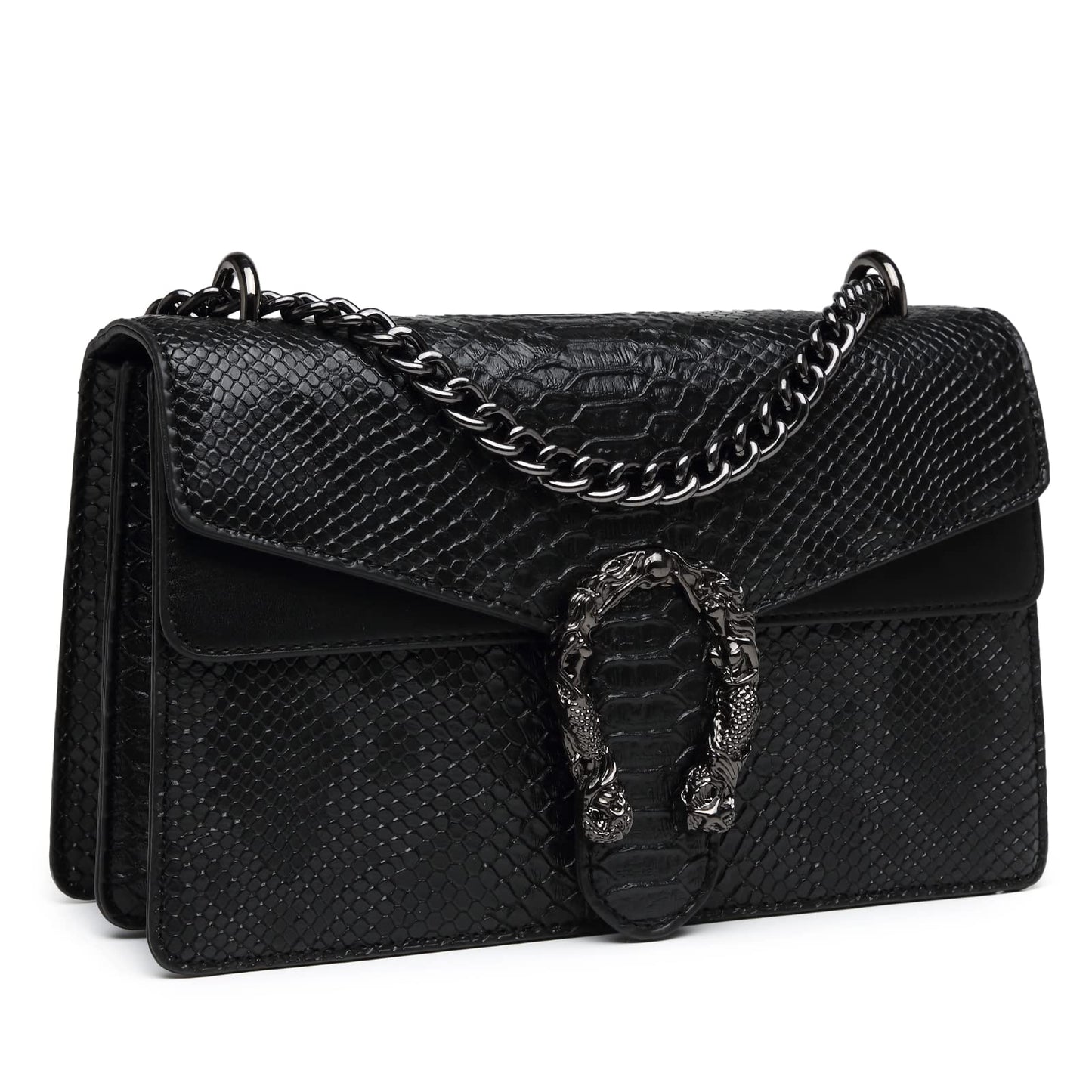 Crossbody Snake Printed Clutch