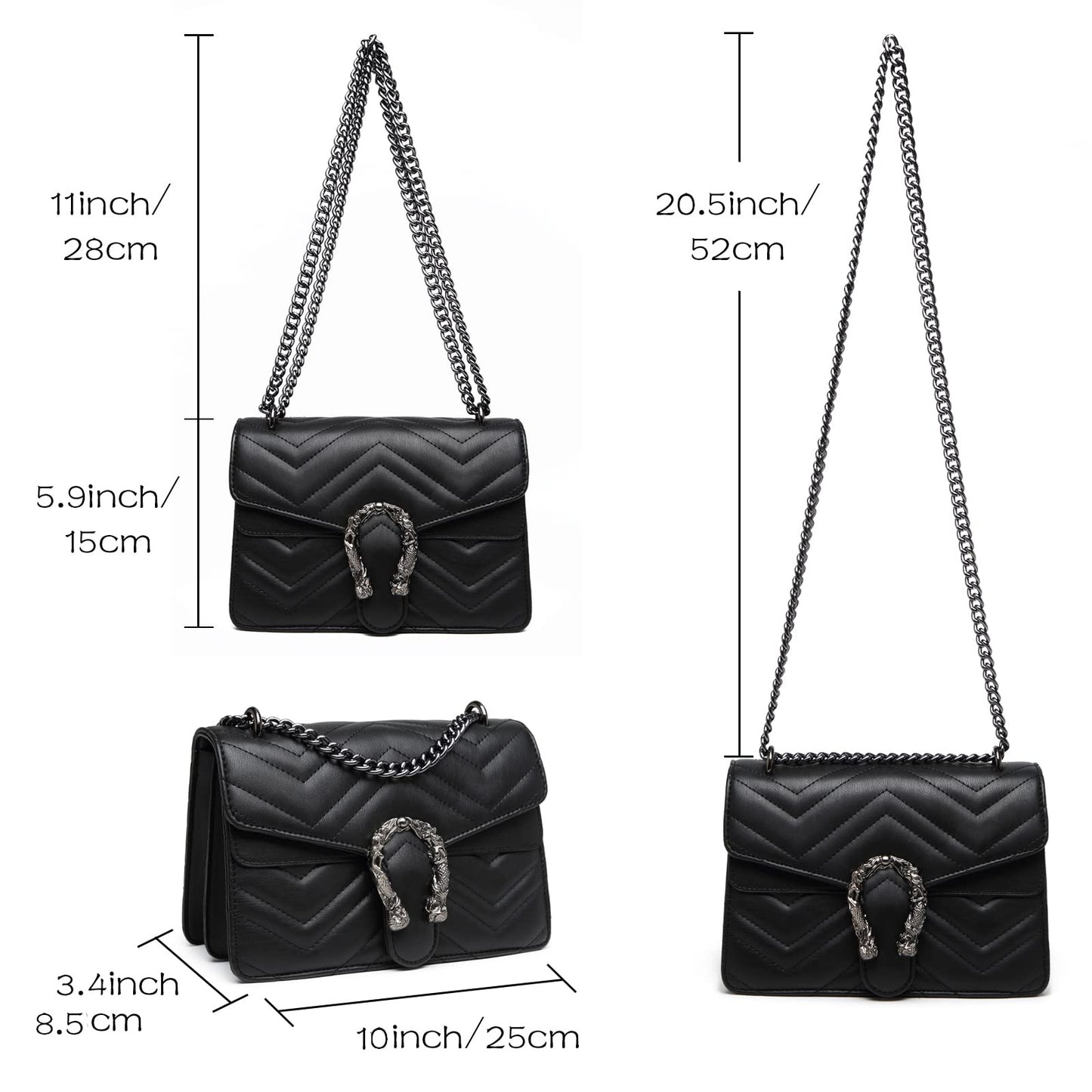 Crossbody Snake Printed Clutch