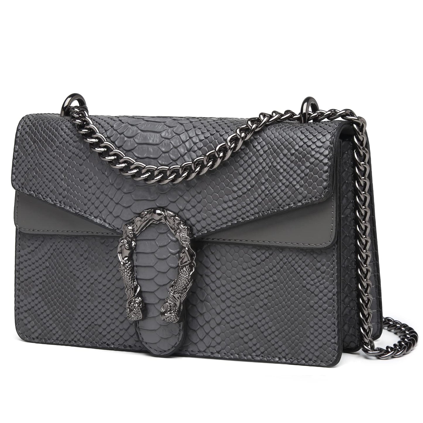 Crossbody Snake Printed Clutch