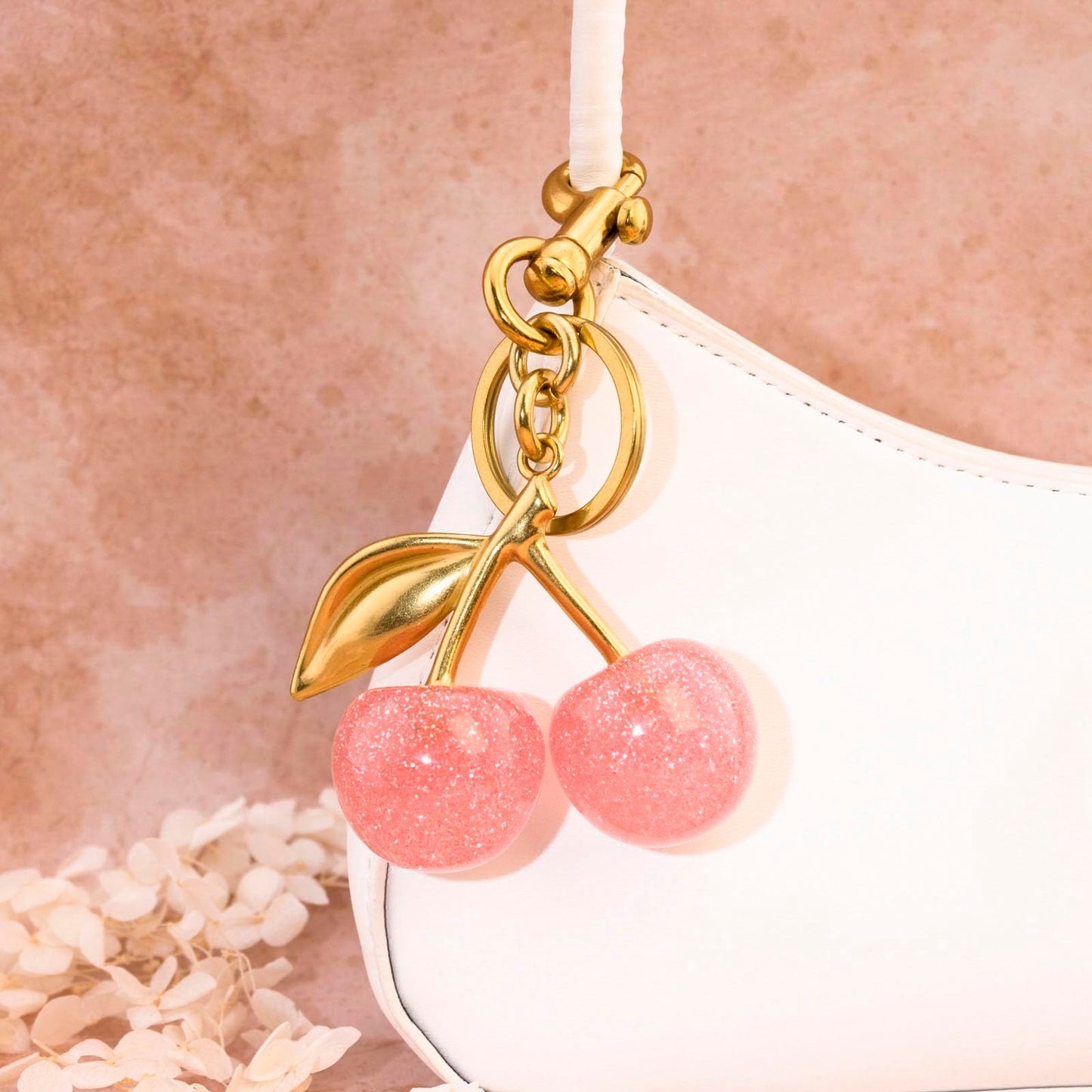 Cherry Keychain Bag Purse Charms