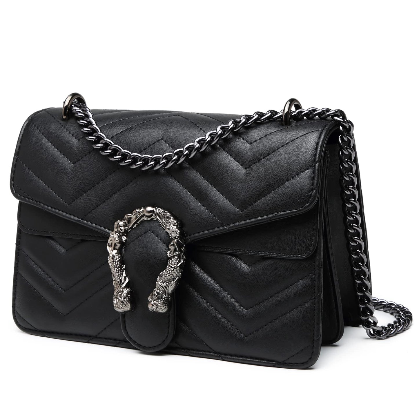 Crossbody Snake Printed Clutch