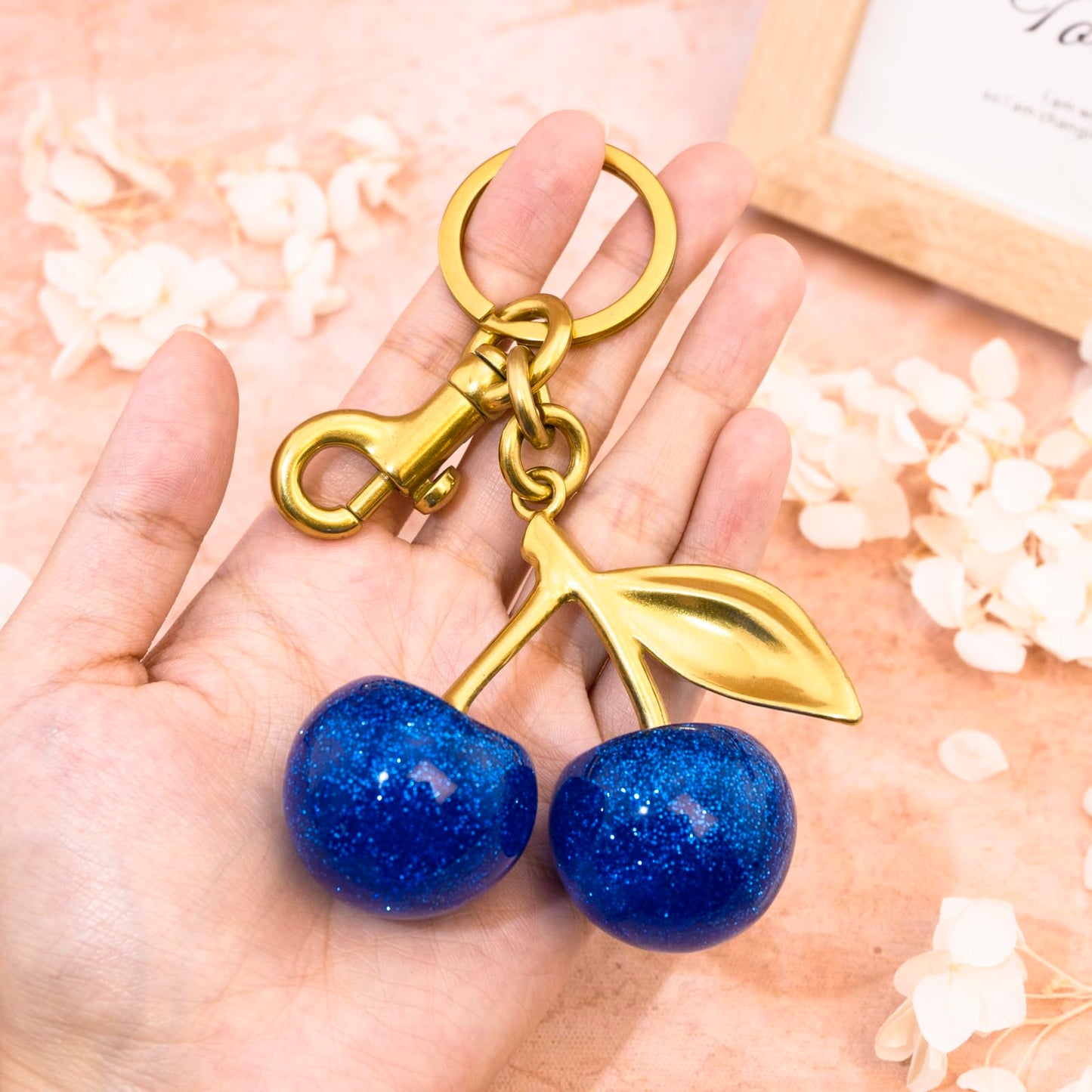 Cherry Keychain Bag Purse Charms
