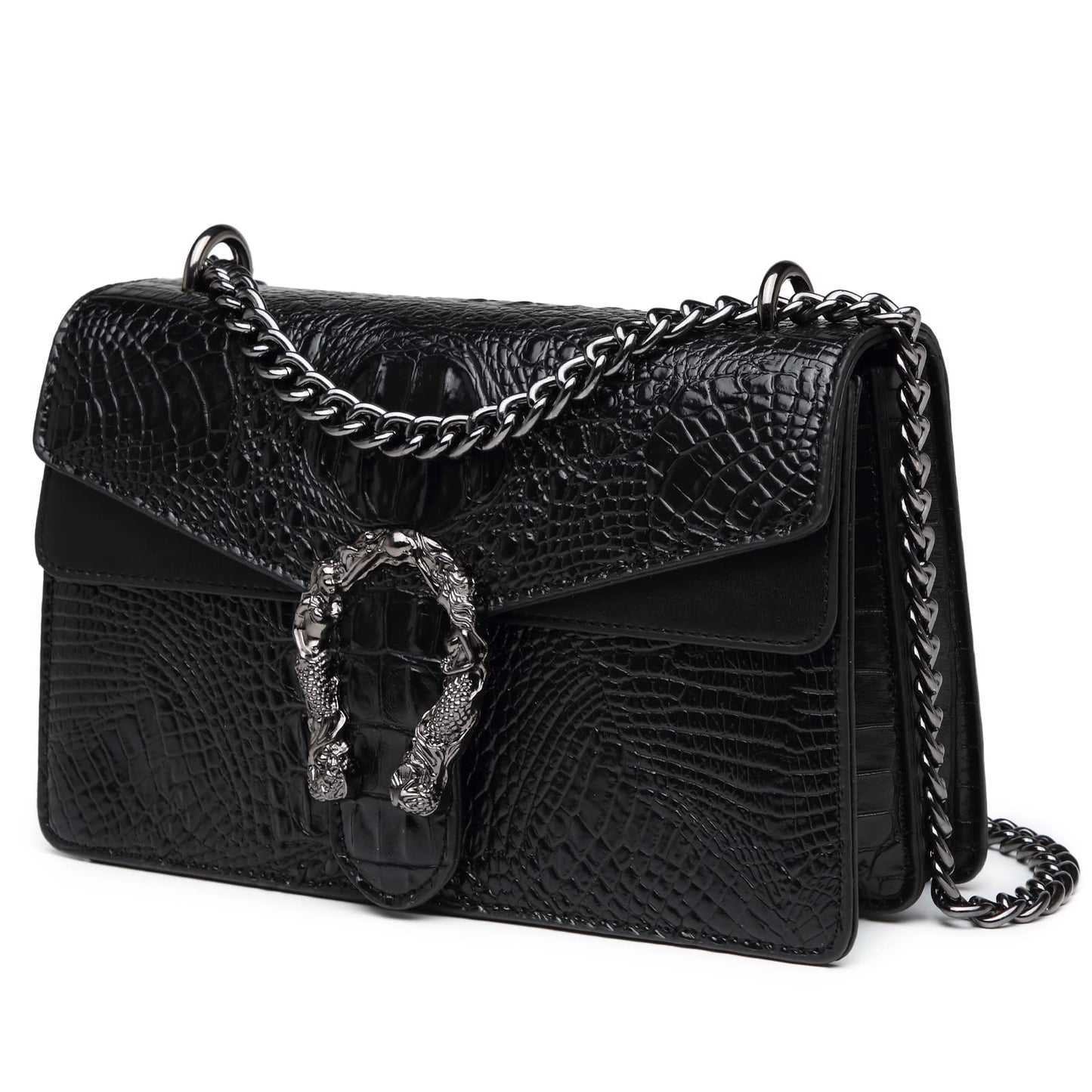 Crossbody Snake Printed Clutch