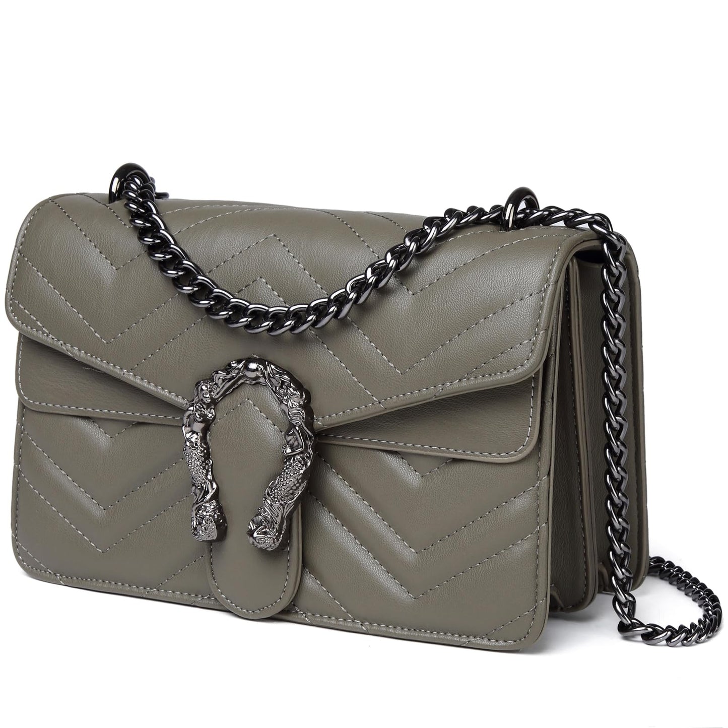 Crossbody Snake Printed Clutch