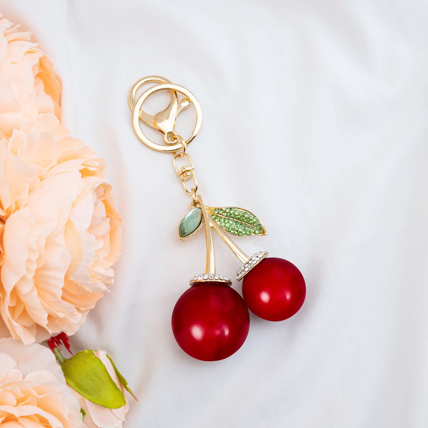 Cherry Keychain Bag Purse Charms