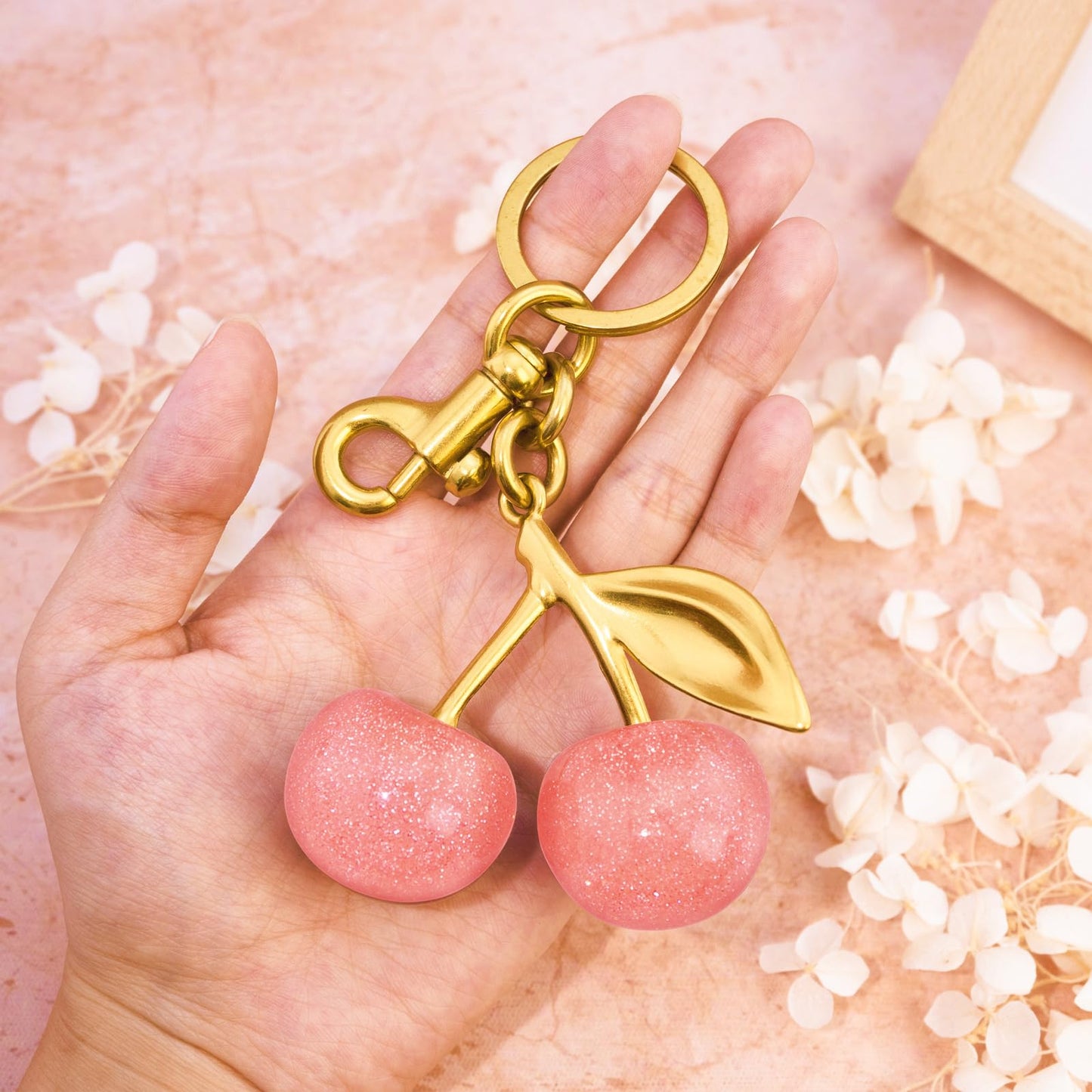Cherry Keychain Bag Purse Charms