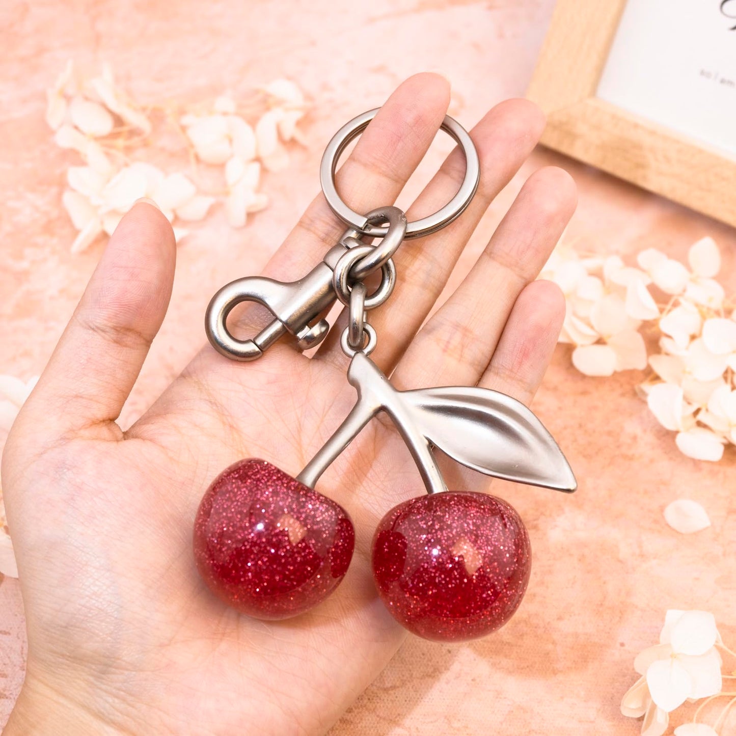 Cherry Keychain Bag Purse Charms