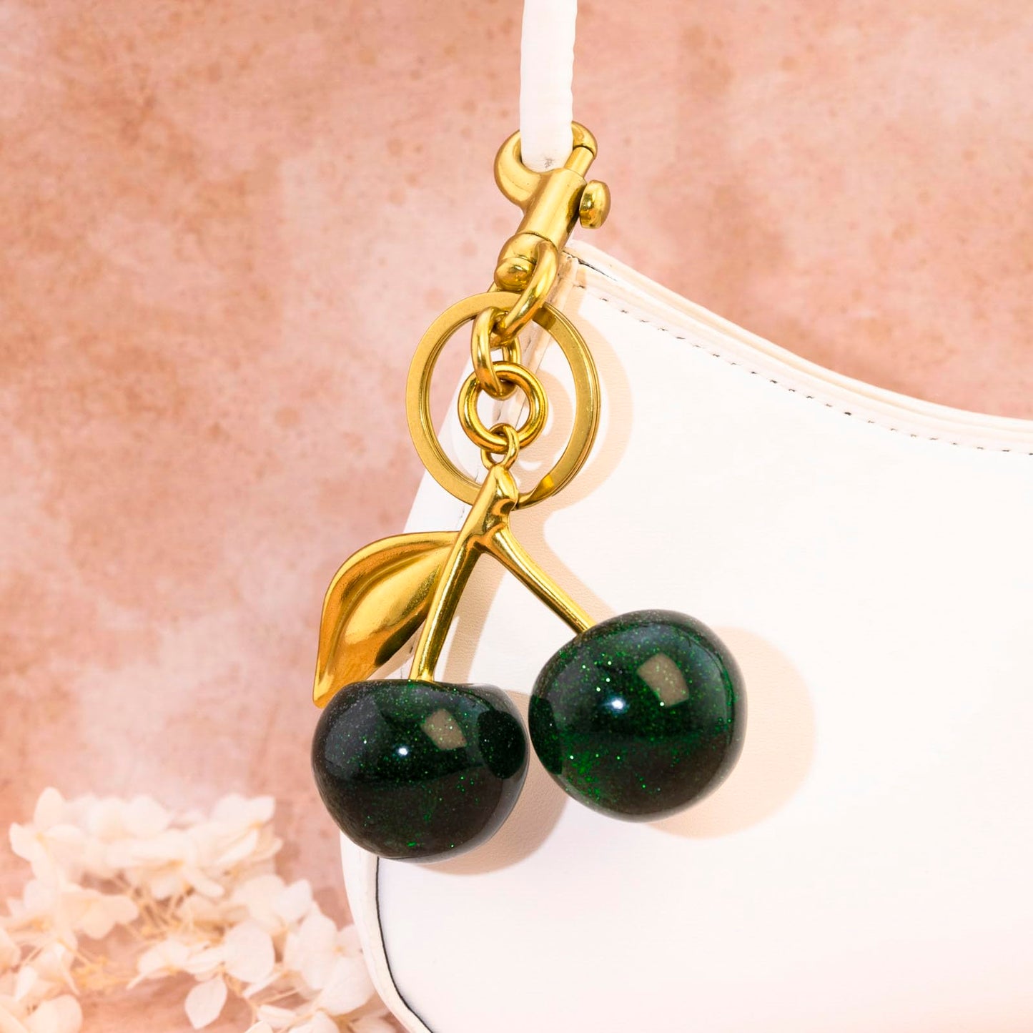 Cherry Keychain Bag Purse Charms