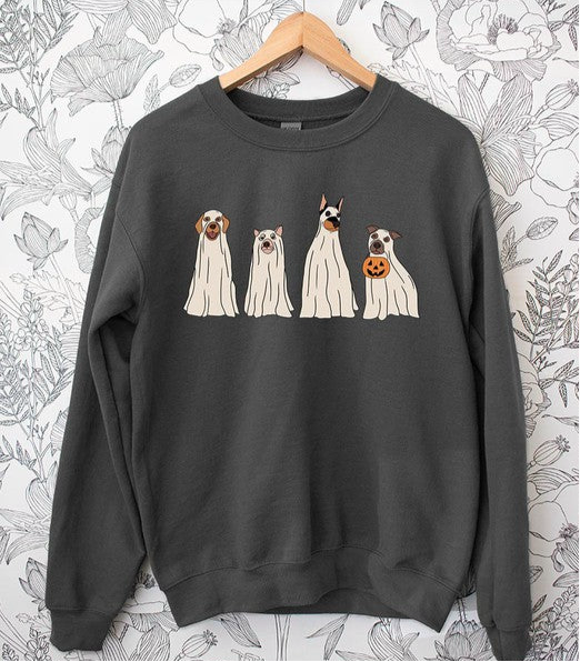 Halloween Ghost Dog Sweatshirt (more colors)