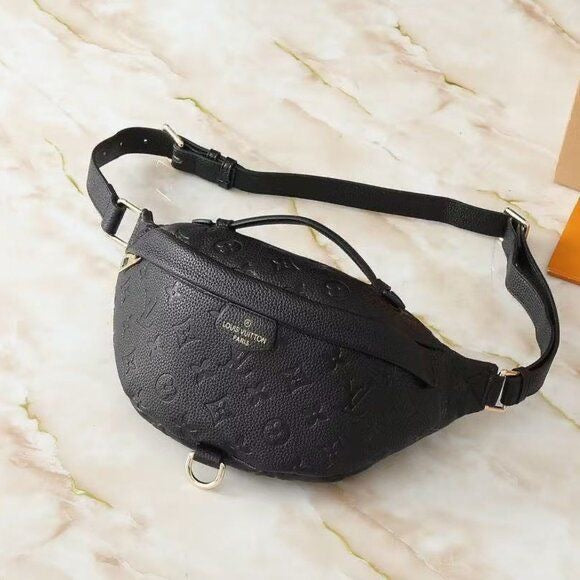Black Monogram Bum Bag