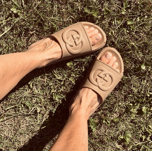 GG Tan Slides