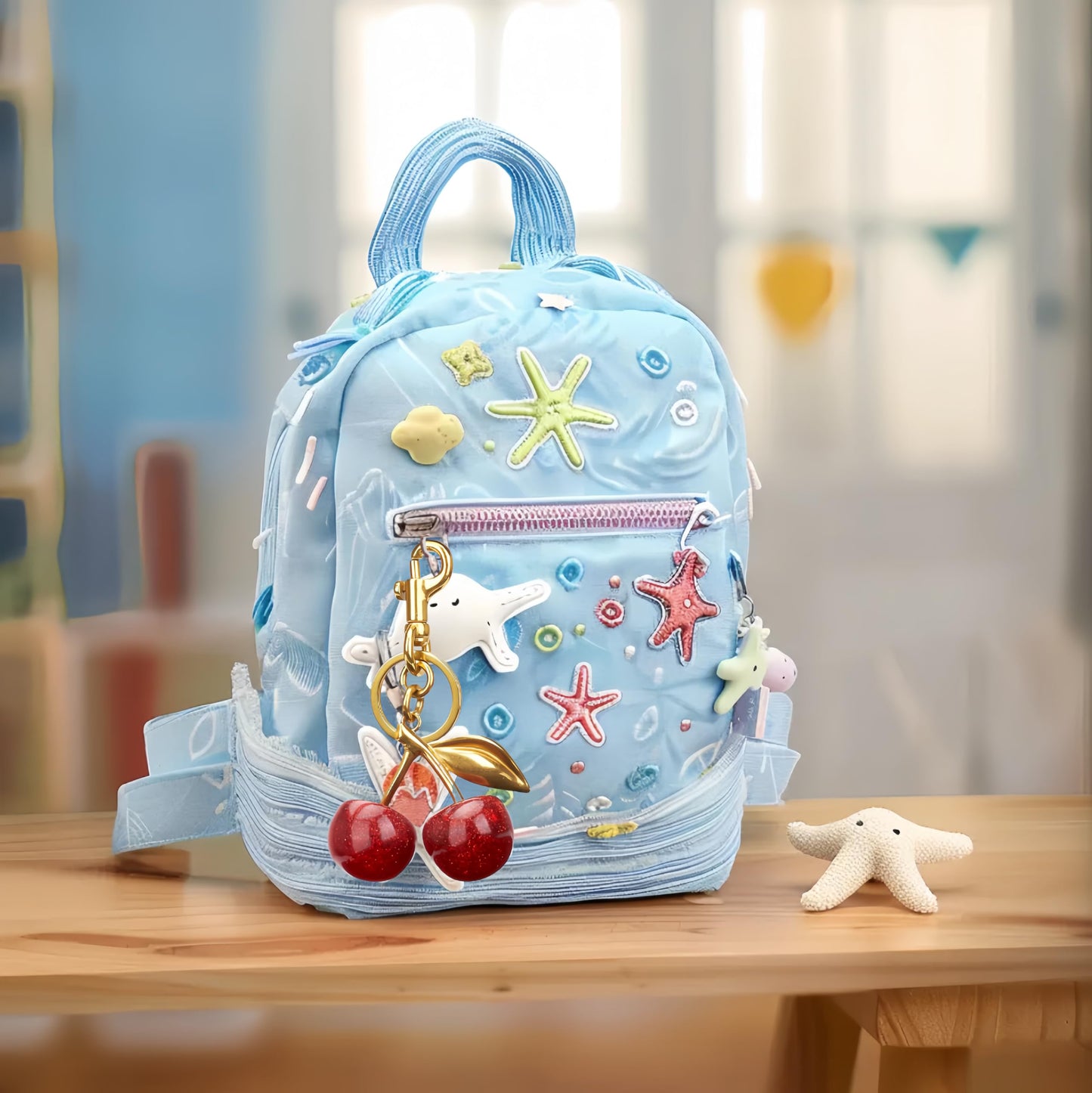 Cherry Keychain Bag Purse Charms