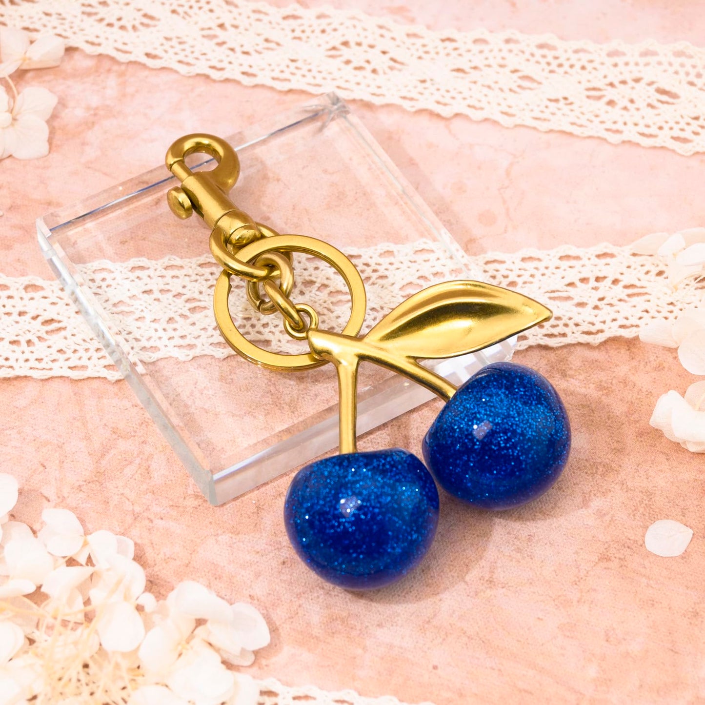 Cherry Keychain Bag Purse Charms