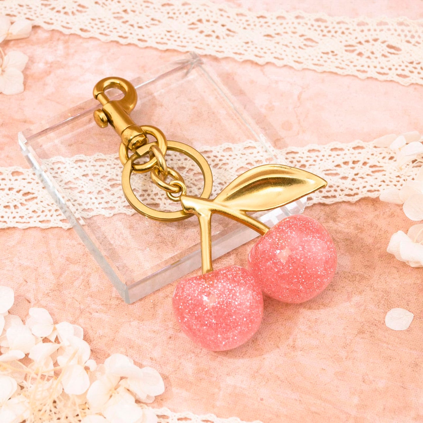 Cherry Keychain Bag Purse Charms