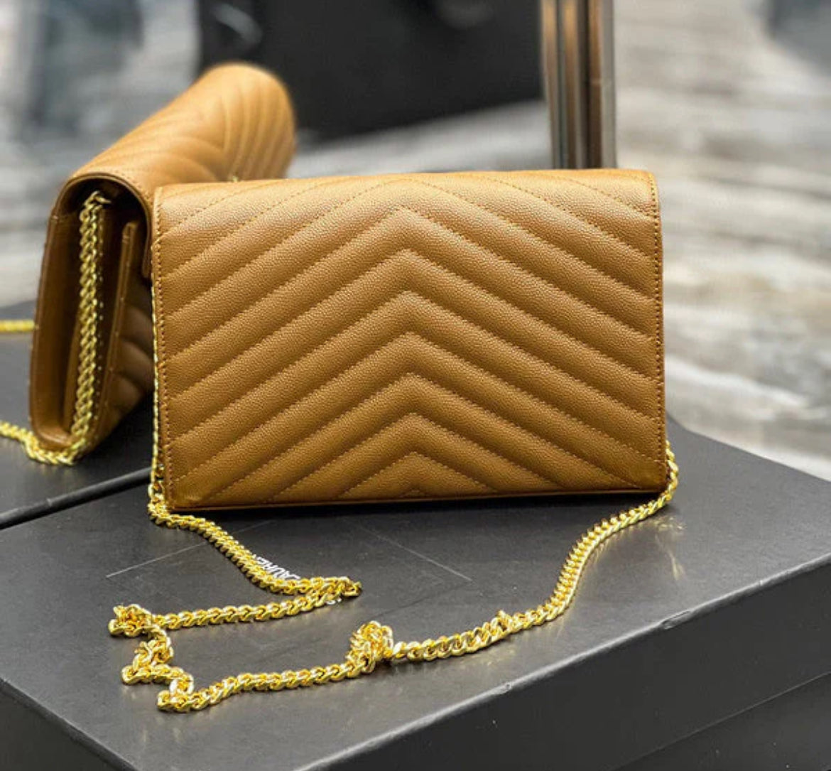 Gold Chain Crossbody YLS Bag