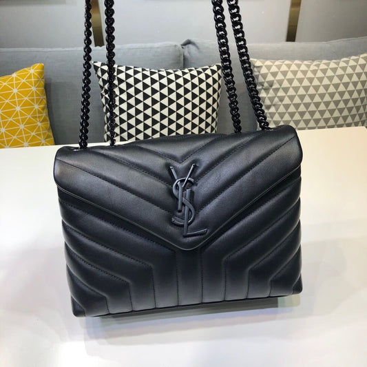 Black Medium Shoulder/Crossbody Bag