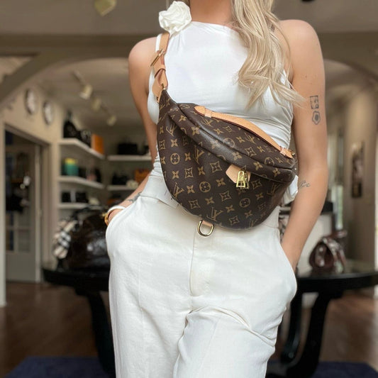 Brown Flower Bum Bag