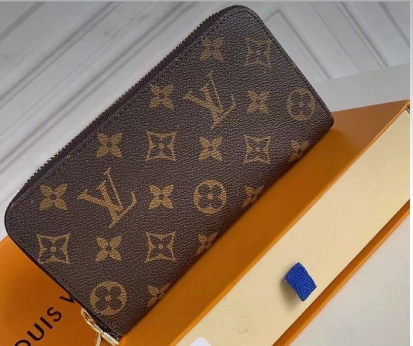 Monogram Top Zip Wallet (more colors)